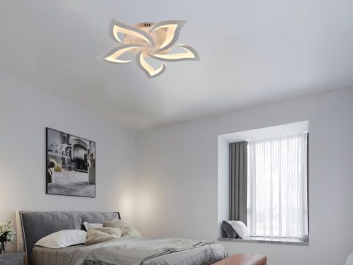 LED mennyezeti lámpa 55W, 4500 lm, 3000K-6500K, IP20, fém-akril - J3318/W