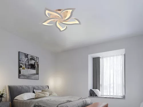 LED mennyezeti lámpa 55W, 4500 lm, 3000K-6500K, IP20, fém-akril - J3318/W