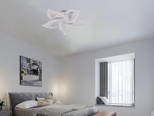 LED mennyezeti lámpa 55W, 4500 lm, 3000K-6500K, IP20, fém-akril - J3318/W