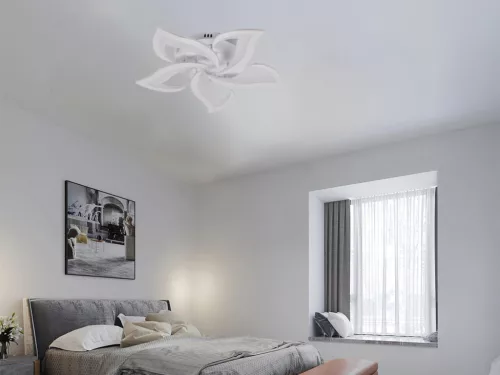 LED mennyezeti lámpa 55W, 4500 lm, 3000K-6500K, IP20, fém-akril - J3318/W