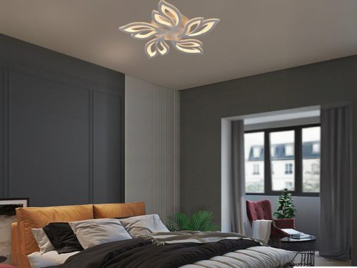LED mennyezeti lámpa 65W, 5500 lm, 3000K-6500K, IP20, fém-akril - J3319/W