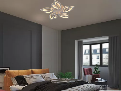 LED mennyezeti lámpa 65W, 5500 lm, 3000K-6500K, IP20, fém-akril - J3319/W