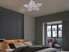 LED mennyezeti lámpa 65W, 5500 lm, 3000K-6500K, IP20, fém-akril - J3319/W