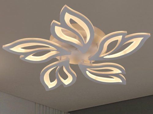 LED mennyezeti lámpa 65W, 5500 lm, 3000K-6500K, IP20, fém-akril - J3319/W