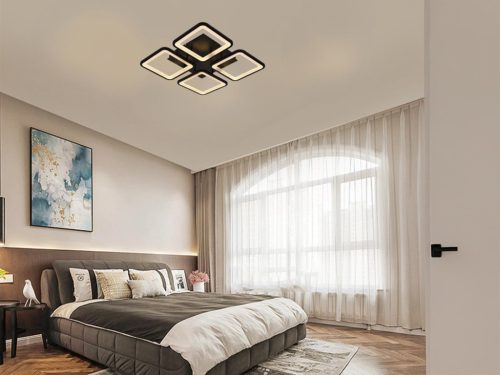 LED mennyezeti lámpa 85W, 7000 lm, 3000K-6500K, IP20, fém-akril - J3320/B