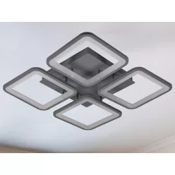   LED mennyezeti lámpa 85W, 7000 lm, 3000K-6500K, IP20, fém-akril - J3320/S