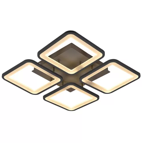 LED mennyezeti lámpa 85W, 7000 lm, 3000K-6500K, IP20, fém-akril - J3320/S