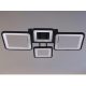LED mennyezeti lámpa 70W, 6000 lm, 3000K-6500K, IP20, fém-akril - J3321/B