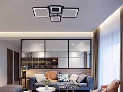 LED mennyezeti lámpa 70W, 6000 lm, 3000K-6500K, IP20, fém-akril - J3321/B