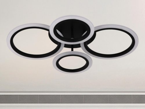 LED mennyezeti lámpa 50W, 4100 lm, színes fény, IP20, fém-akril - J3322/B