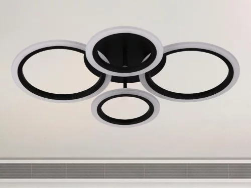 LED mennyezeti lámpa 50W, 4100 lm, színes fény, IP20, fém-akril - J3322/B