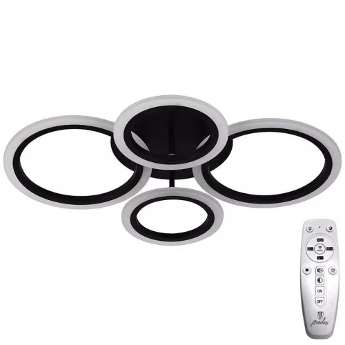 LED mennyezeti lámpa 50W, 4100 lm, színes fény, IP20, fém-akril - J3322/B