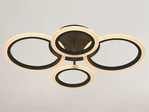 LED mennyezeti lámpa 50W, 4100 lm, 3000K-6500K, IP20, fém-akril - J3322/S