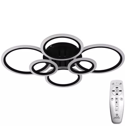 LED Design mennyezeti lámpa 85W, 7300 lm, 3000-6500K, kör, szürke, IP20 - J3323/B