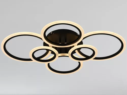 LED Design mennyezeti lámpa 85W, 7300 lm, 3000-6500K, kör, szürke, IP20 - J3323/B