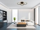 LED Design mennyezeti lámpa 85W, 7300 lm, 3000-6500K, kör, szürke, IP20 - J3323/B