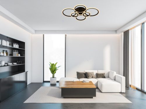 LED Design mennyezeti lámpa 85W, 7300 lm, 3000-6500K, kör, szürke, IP20 - J3323/B