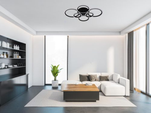 LED Design mennyezeti lámpa 85W, 7300 lm, 3000-6500K, kör, szürke, IP20 - J3323/B