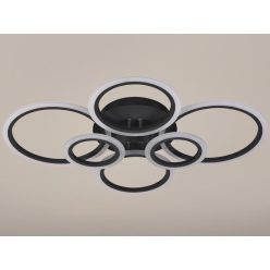   LED Design mennyezeti lámpa 85W, 7300 lm, 3000-6500K, kör, szürke, IP20 - J3323/S