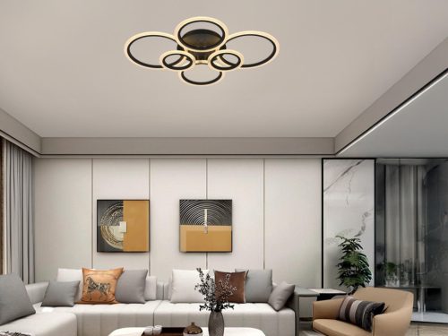 LED Design mennyezeti lámpa 85W, 7300 lm, 3000-6500K, kör, szürke, IP20 - J3323/S