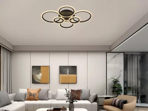 LED Design mennyezeti lámpa 85W, 7300 lm, 3000-6500K, kör, szürke, IP20 - J3323/S