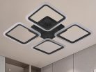 LED Design mennyezeti lámpa 70W, 5800 lm, 3000-6500K, négyzet, szürke, IP20 - J3325/S