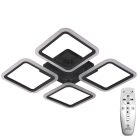 LED Design mennyezeti lámpa 70W, 5800 lm, 3000-6500K, négyzet, szürke, IP20 - J3325/S