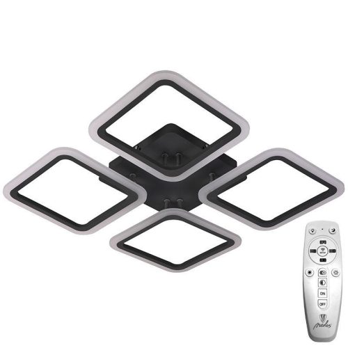 LED Design mennyezeti lámpa 70W, 5800 lm, 3000-6500K, négyzet, szürke, IP20 - J3325/S