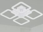 LED Design mennyezeti lámpa 70W, 5800 lm, 3000-6500K, négyzet, fehér, IP20 - J3325/W