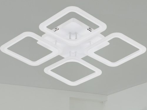 LED Design mennyezeti lámpa 70W, 5800 lm, 3000-6500K, négyzet, fehér, IP20 - J3325/W