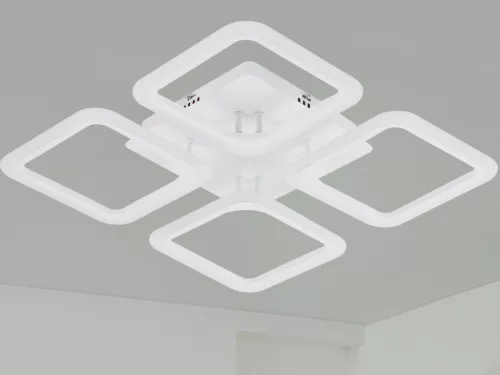 LED Design mennyezeti lámpa 70W, 5800 lm, 3000-6500K, négyzet, fehér, IP20 - J3325/W