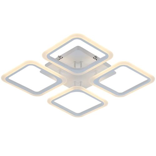 LED Design mennyezeti lámpa 70W, 5800 lm, 3000-6500K, négyzet, fehér, IP20 - J3325/W