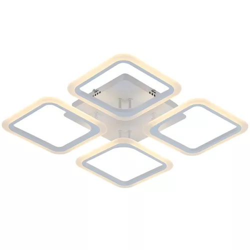 LED Design mennyezeti lámpa 70W, 5800 lm, 3000-6500K, négyzet, fehér, IP20 - J3325/W