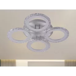   LED Design mennyezeti lámpa 55W, 4800 lm, 3000-6500K, fehér, IP20 - J3328/W