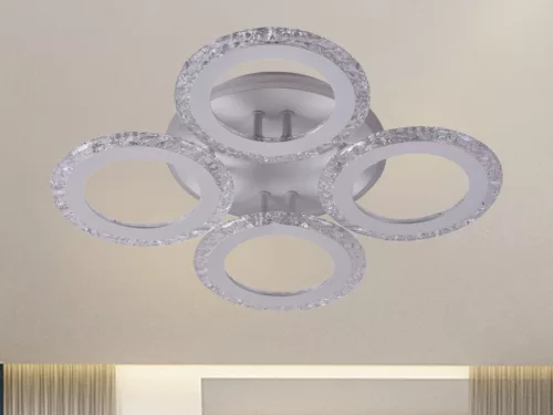 LED Design mennyezeti lámpa 55W, 4800 lm, 3000-6500K, fehér, IP20 - J3328/W