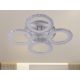 LED Design mennyezeti lámpa 55W, 4800 lm, 3000-6500K, fehér, IP20 - J3328/W