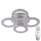 LED Design mennyezeti lámpa 55W, 4800 lm, 3000-6500K, fehér, IP20 - J3328/W