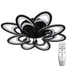 LED Design mennyezeti lámpa 125W, 10600 lm, 3000-6500K, fekete, IP20 - J3331/B