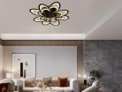 LED Design mennyezeti lámpa 125W, 10600 lm, 3000-6500K, fekete, IP20 - J3331/B