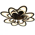 LED Design mennyezeti lámpa 125W, 10600 lm, 3000-6500K, fekete, IP20 - J3331/B