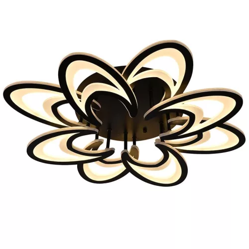 LED Design mennyezeti lámpa 125W, 10600 lm, 3000-6500K, fekete, IP20 - J3331/B