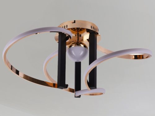 LED mennyezeti lámpa 70W, 4550 lm, 3000K-6500K állítható, dimmelhető, IP20, fém-akril J3333/GCH