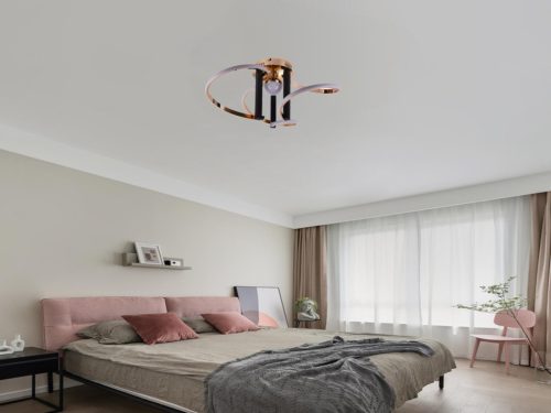 LED mennyezeti lámpa 70W, 4550 lm, 3000K-6500K állítható, dimmelhető, IP20, fém-akril J3333/GCH