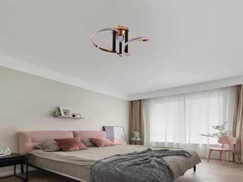 LED mennyezeti lámpa 70W, 4550 lm, 3000K-6500K állítható, dimmelhető, IP20, fém-akril J3333/GCH