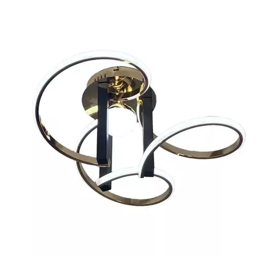 LED mennyezeti lámpa 70W, 4550 lm, 3000K-6500K állítható, dimmelhető, IP20, fém-akril J3333/GCH