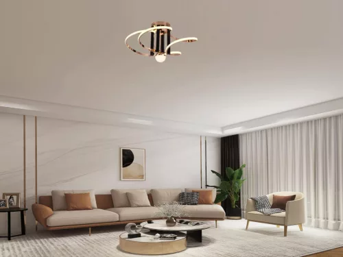 LED design mennyezeti lámpa 80W, 5200 lm, 3000K-6500K, IP20, 670x360 mm - J3334/GCH