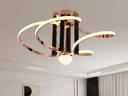 LED design mennyezeti lámpa 80W, 5200 lm, 3000K-6500K, IP20, 670x360 mm - J3334/GCH