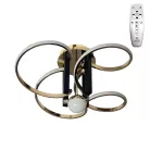 LED design mennyezeti lámpa 80W, 5200 lm, 3000K-6500K, IP20, 670x360 mm - J3334/GCH