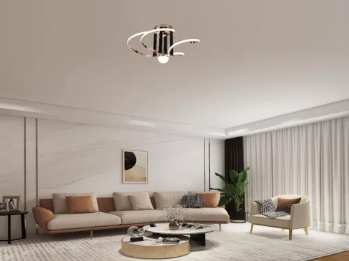 LED design mennyezeti lámpa 80W, 5200 lm, 3000K-6500K, IP20, 670x360 mm - J3334/GCH