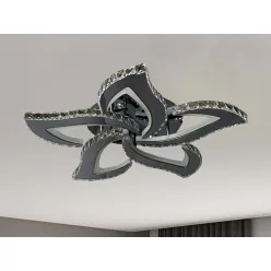   LED design mennyezeti lámpa 100W 600x80 mm IP20 3000-6500K dimmelhető SMART vezérlés - J3336/CH